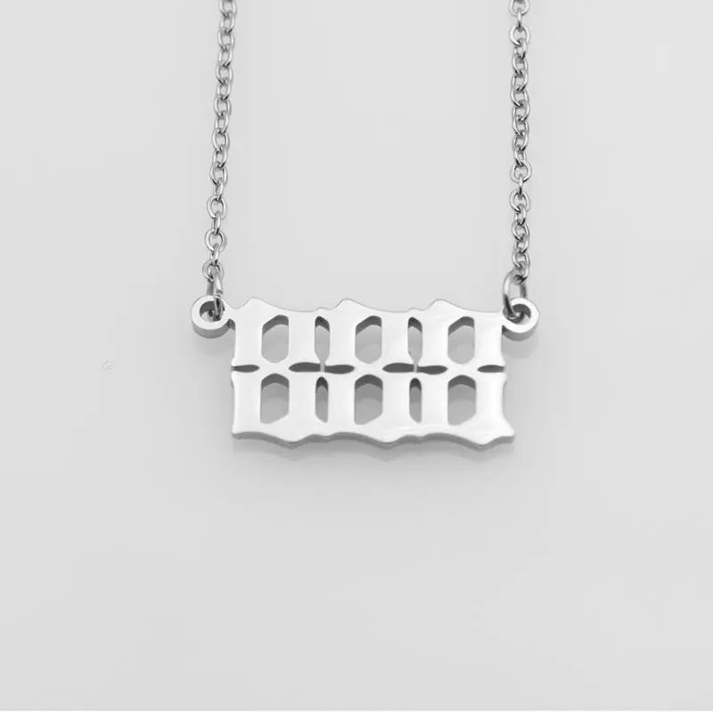 Angel Digital Pendant Necklace For Women 111to999 - Rizk From Razzak