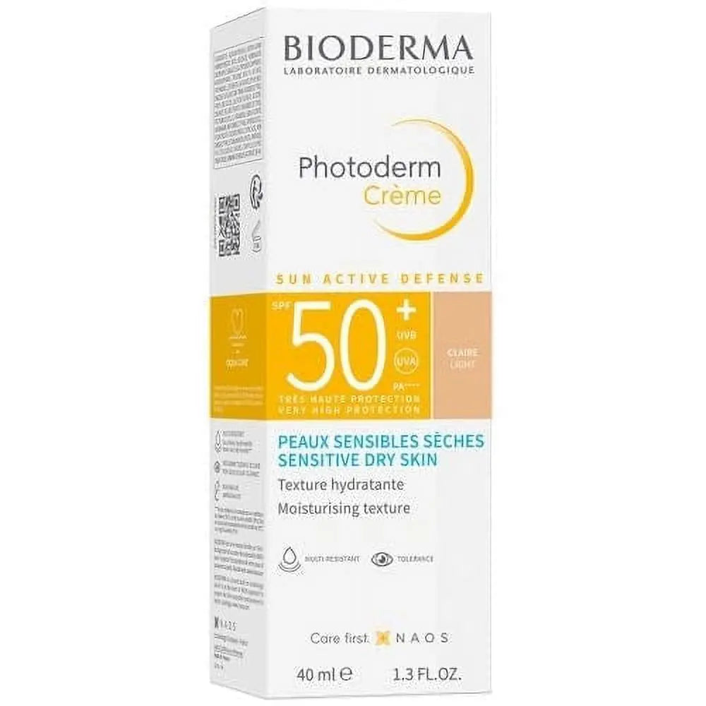 Bioderma PHOTODERM Light Tinted Cream SPF50+ Skin Care 40ml/1.3oz Exp: 02/2026 Rizkfromrazzak