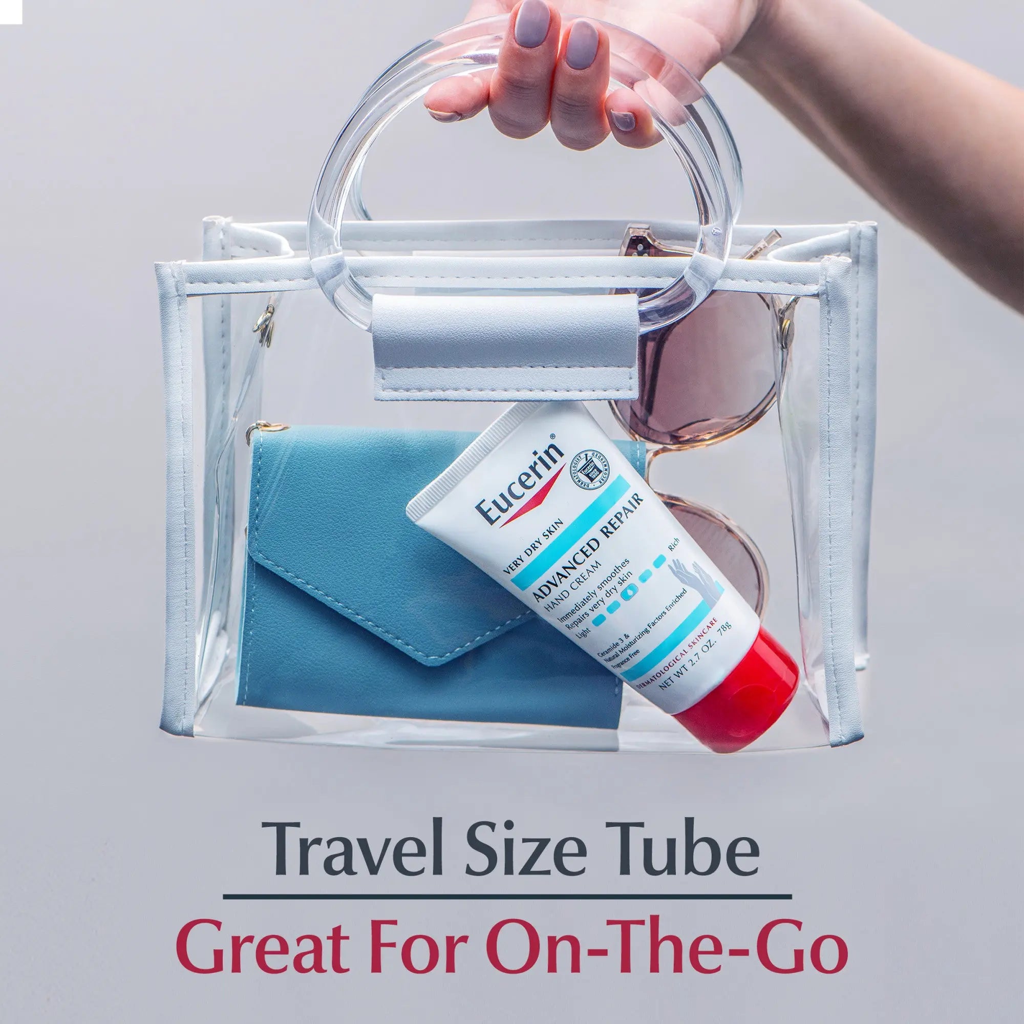 Eucerin hand cream with Alpha Hydroxy and Ceramide-3 highlighted