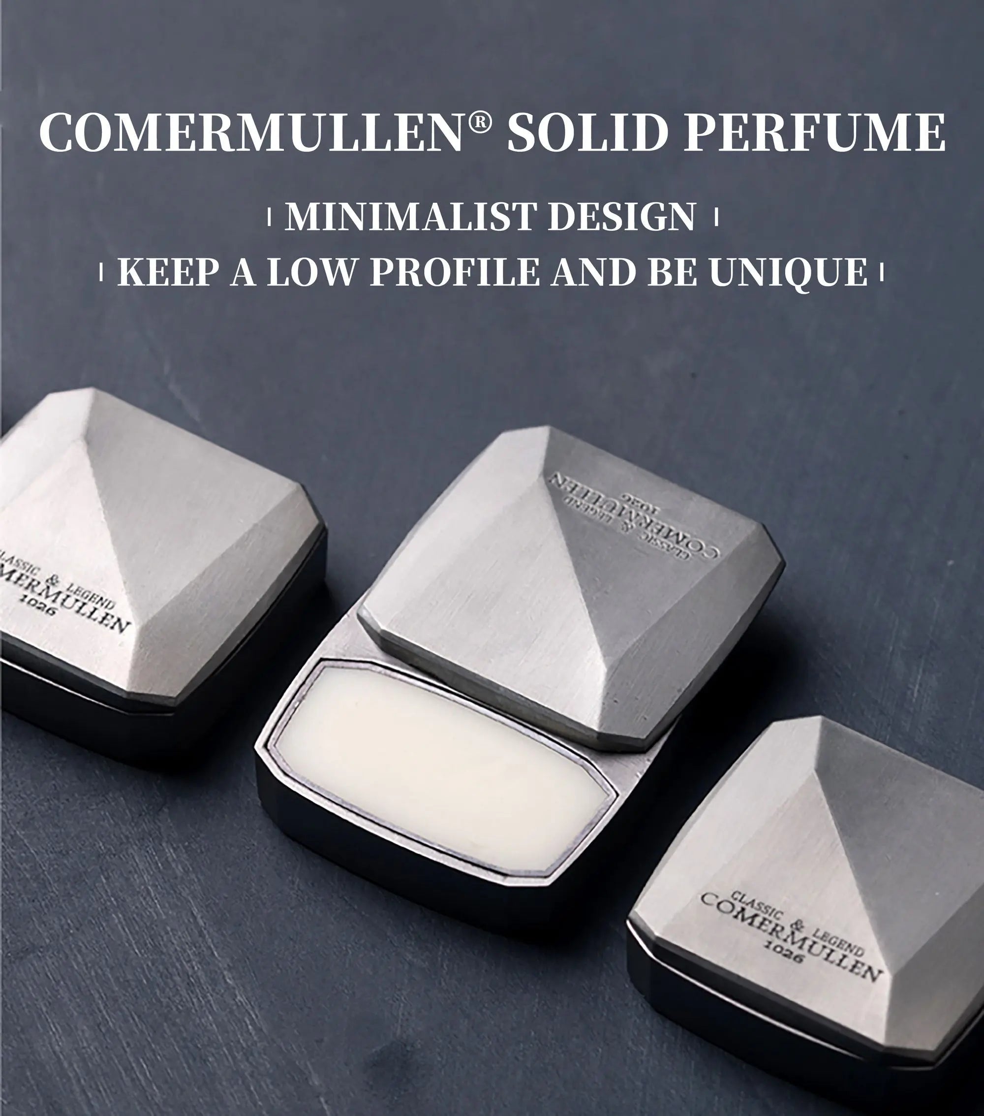 Men Solid Perfume 360°Rotating Design Adorn Glow