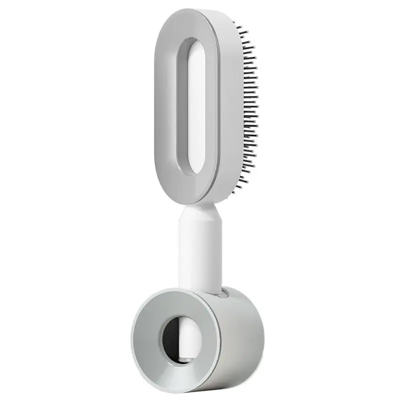 Self Cleaning Hair Brush For Women One-key Cleaning Hair Loss Airbag Massage Scalp Comb Anti-Static Hairbrush null