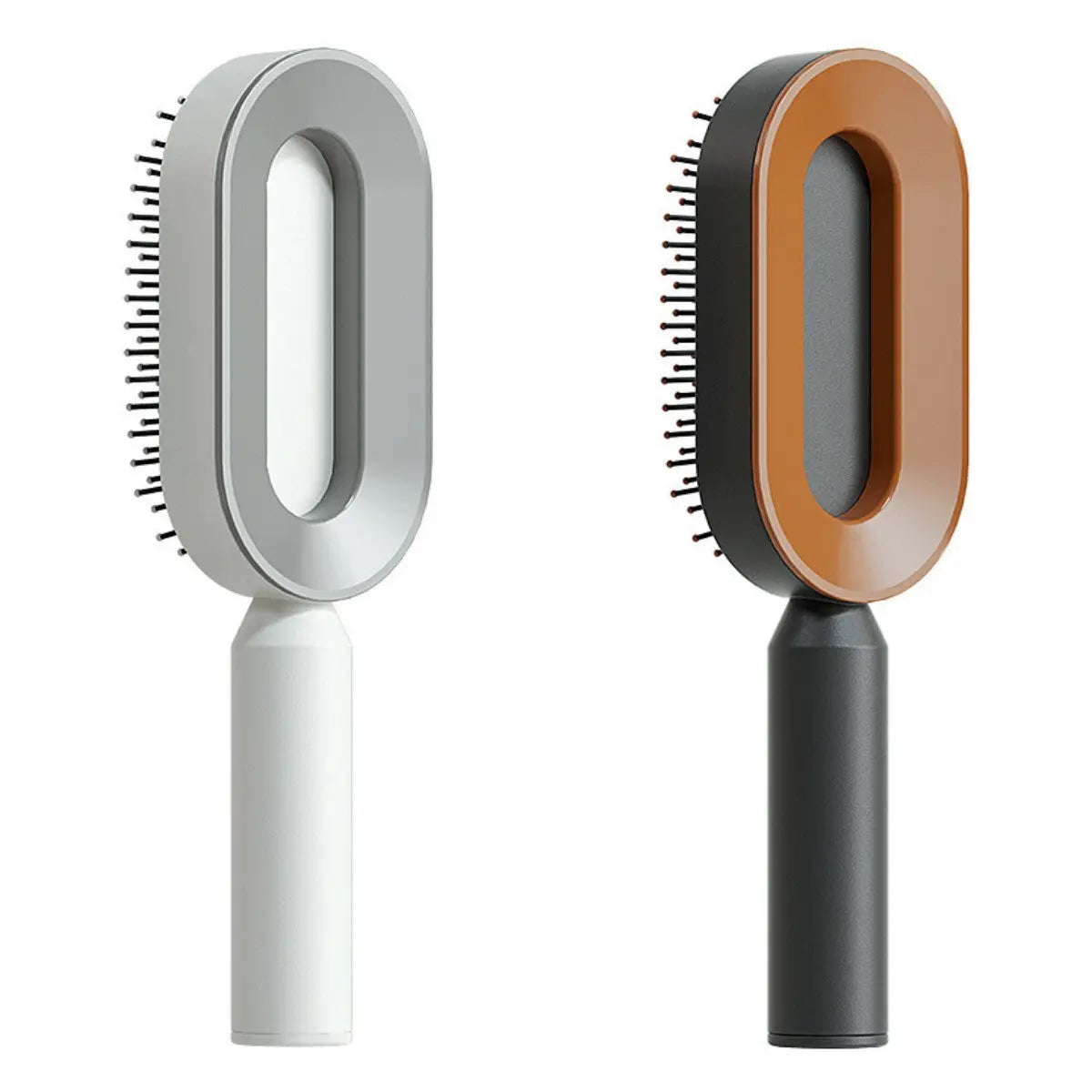 Self Cleaning Hair Brush For Women One-key Cleaning Hair Loss Airbag Massage Scalp Comb Anti-Static Hairbrush null