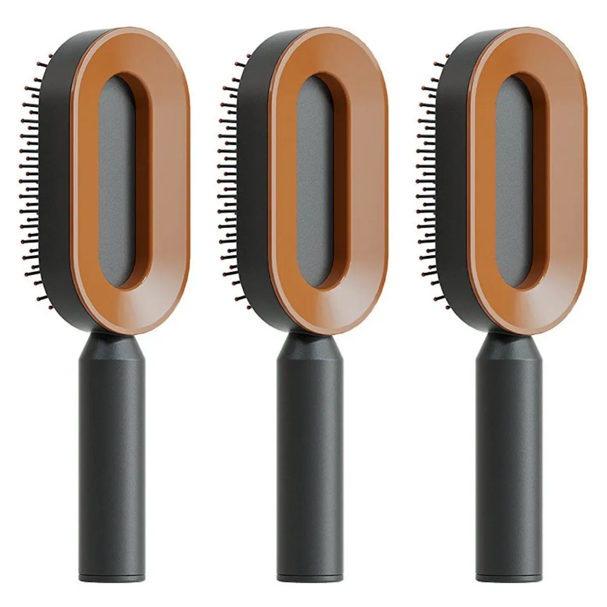 Self Cleaning Hair Brush For Women One-key Cleaning Hair Loss Airbag Massage Scalp Comb Anti-Static Hairbrush null