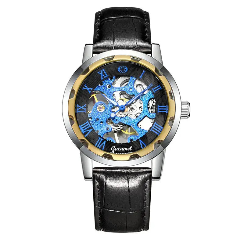 Steel Strip Hollow Gold Manual Mechanical Watch - Rizk From Razzak