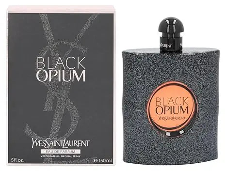 Yves Saint Laurent Eau De Parfum Spray for Women, Black Opium, 1.6 Ounce Adron Glow