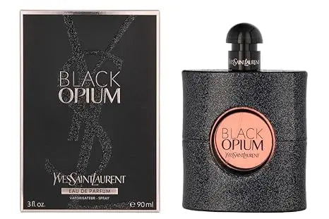 Yves Saint Laurent Eau De Parfum Spray for Women, Black Opium, 3 Ounce Adron Glow