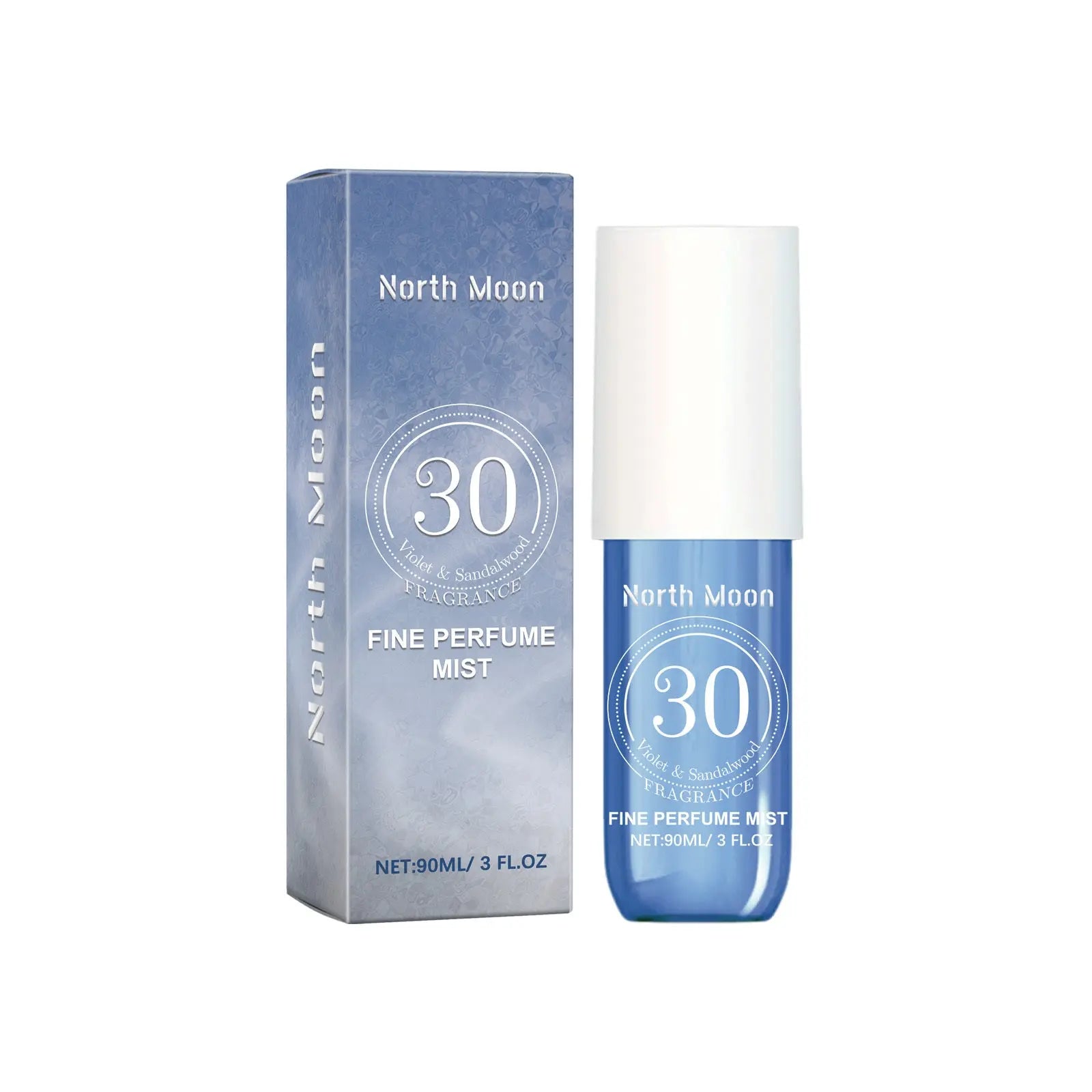 North Moon Fragrance Spray, Spray Body Splash For Women, Hair & Body Fragrance Mist, Fresh Long Duration Fragrance Spray Scent, Women's Dating Perfume Spray Adorn Glow