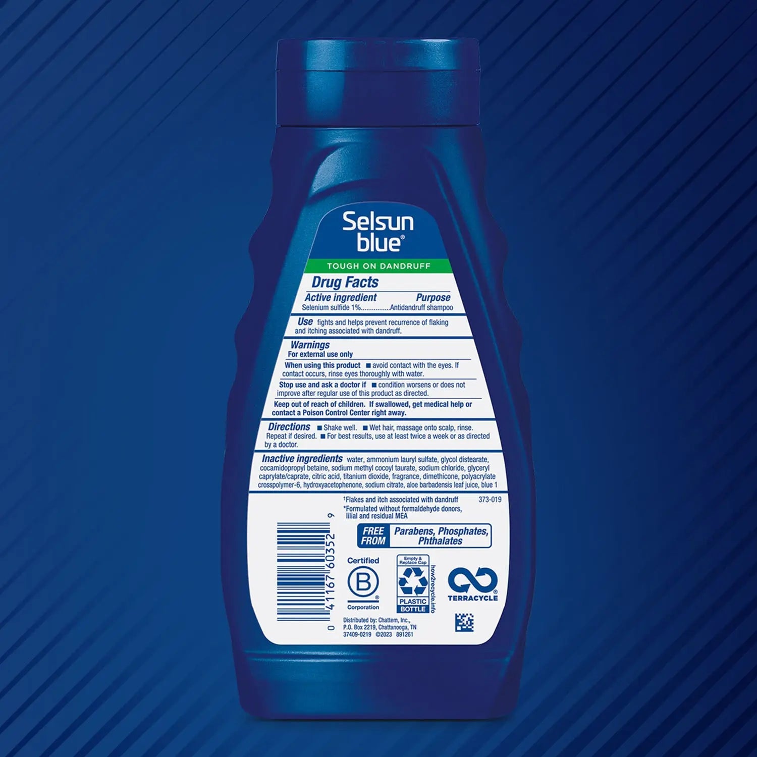 Selsun Blue Moisturizing with Aloe Dandruff Shampoo, 11 Oz Adorn Glow